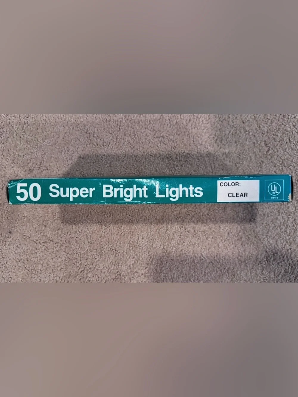 Vintage Clear Christmas Lights